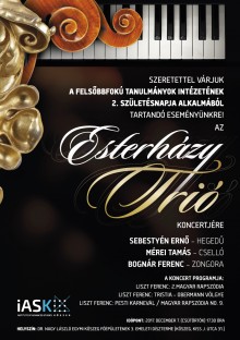 Esterházy Trio koncertje  plakát