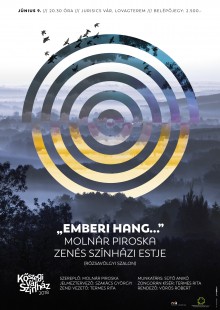 „Emberi hang…” Molnár Piroska zenés színházi estje  plakát