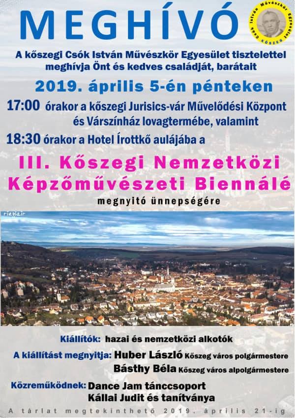 Kőszeg programok 2019 április
