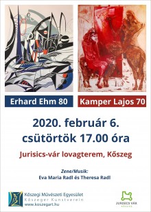 Erhard Ehm 80 és Kamper Lajos 70  plakát
