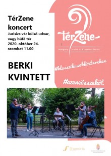 TérZene - Berki kvintett  plakát