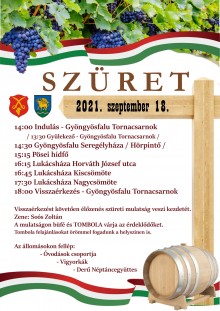 Gyöngyösfalu-Lukácsháza Szüret  plakát