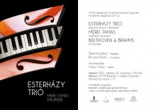 Esterházy Trió koncertje  plakát