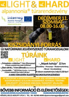 Alpannonia® Light & Hard körtúrák a natúrparki nemzetiségi falvakban  plakát