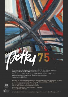 Petky Péter 75  plakát