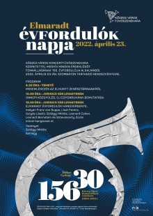 156 év - Kőszeg Város Fúvószenekarának Jubileumi Ünnepségsorozata  plakát