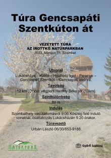 Túra Gencsapáti Szentkúton át  plakát