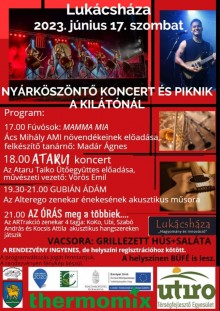 Nyárköszöntő koncert és piknik a Csömötei-kilátónál  plakát