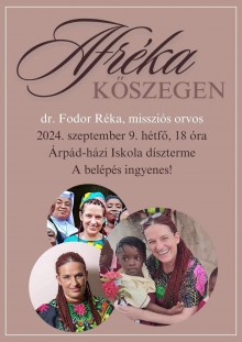 dr. Fodor Réka Kőszegen  plakát