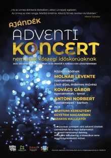 Ajándék adventi koncert  plakát