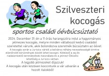 Szilveszteri JELMEZES kocogás  plakát