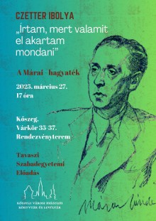 A Márai hagyaték  plakát