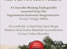 Concordia-Barátság Énekegyesület karácsonyi hangversenye